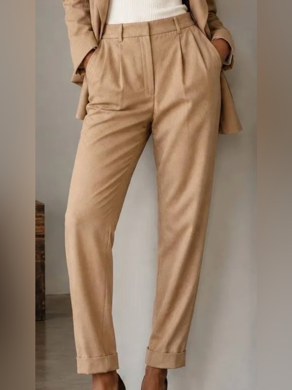 Niki Lotan Montana pant camel size 4